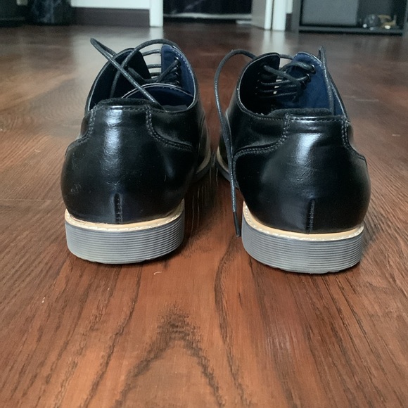Steve madden black dress shoes size 9.5 men’s - Picture 2 of 5